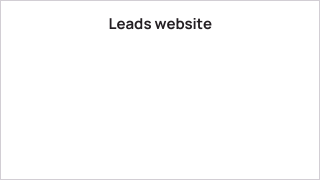 The lead's own website